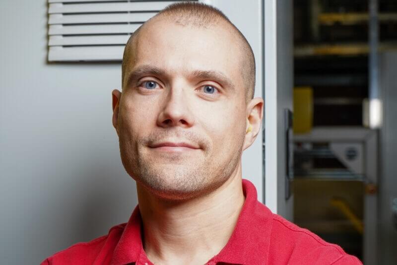 Exel Composites product development engineer Antti Hassinen