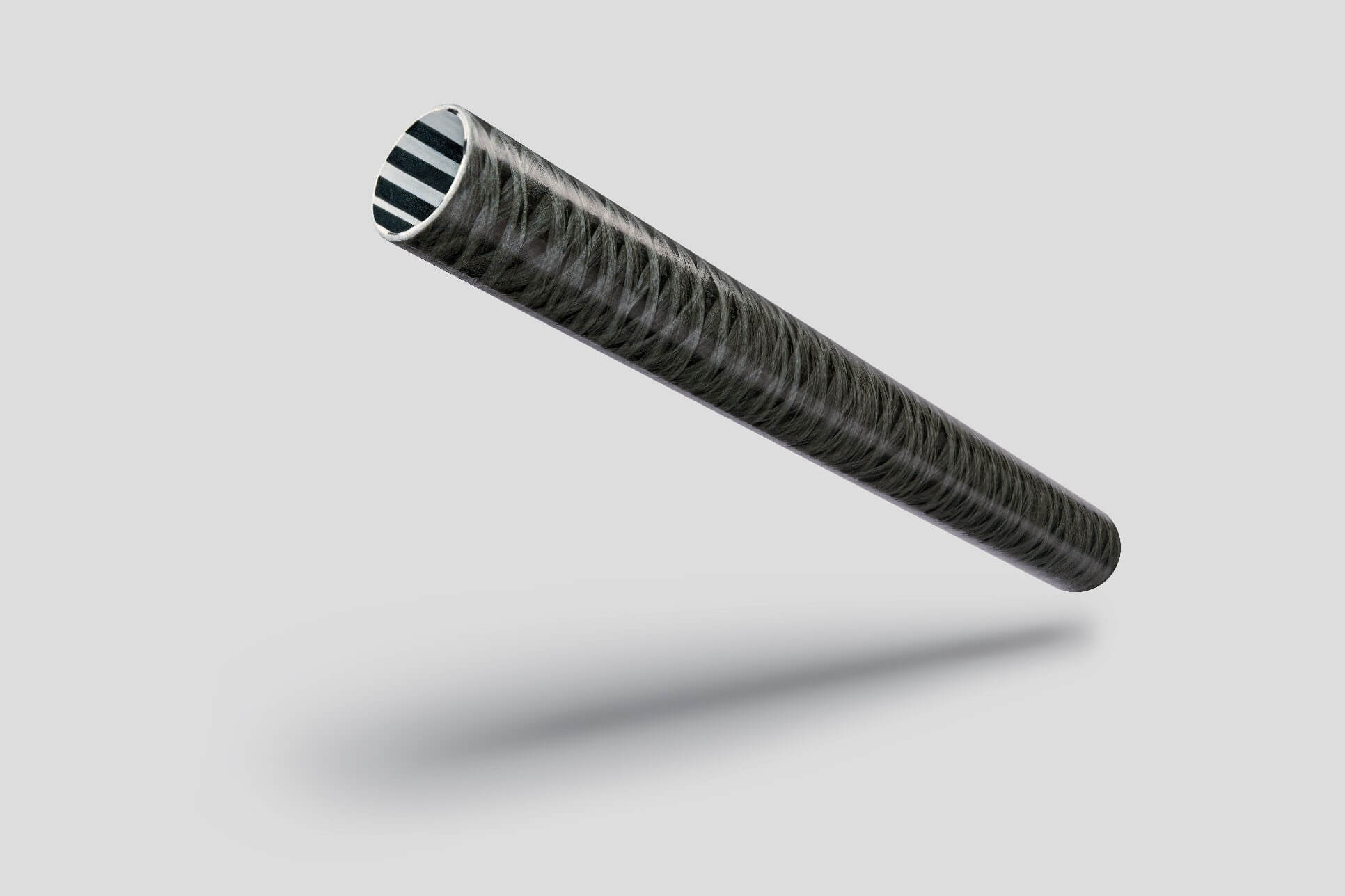 Thinwalled hybrid composite tubes