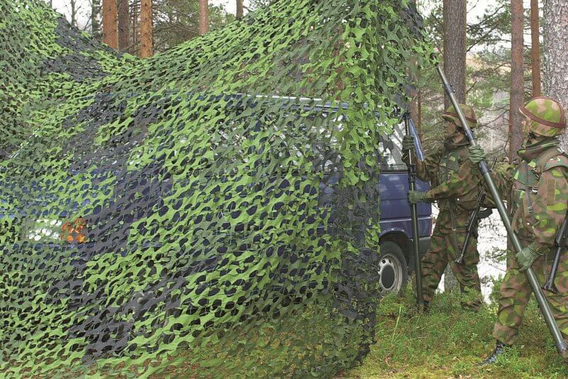 military-camouflage-net-support-system